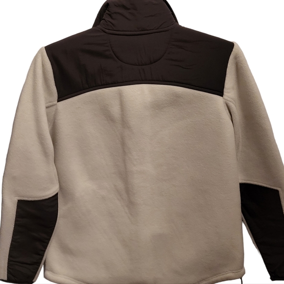 Athletics Work Women's Winter Jacket Size Small Cream and Brown Long Sleeves - Picture 2 of 13